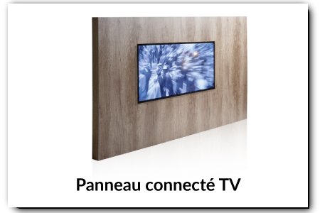 panneau connecte televiseur